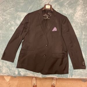 Mantoni black tux super fine 100% virgin wool size 50/44